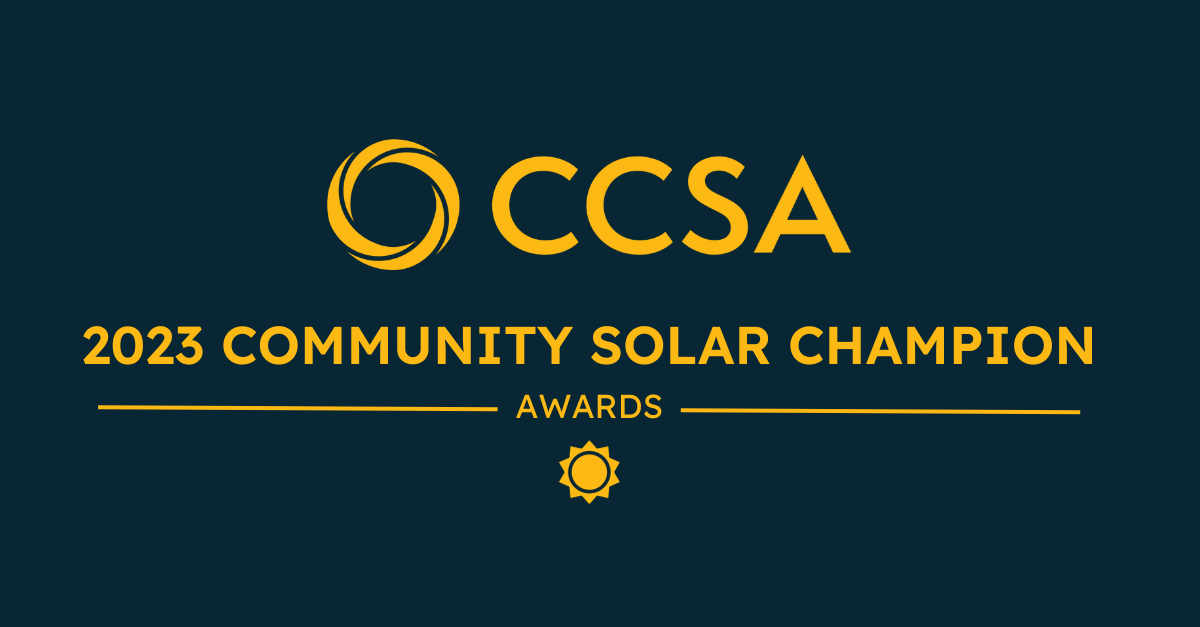The Coalition for Community Solar Access Announces 2023 Community Solar Champions